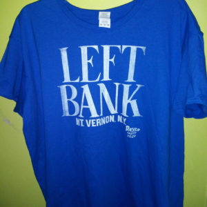 blue left bank tshirt